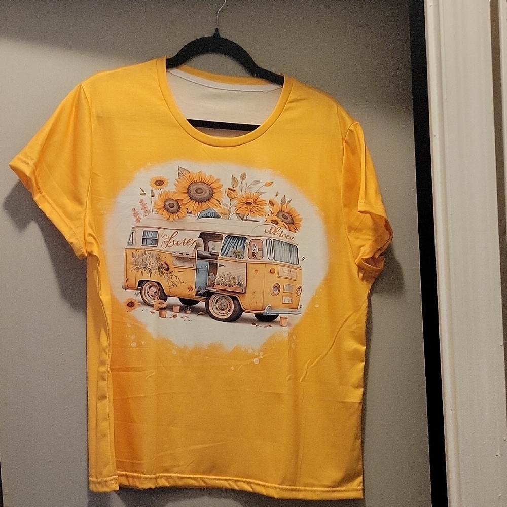 Sunflower Yellow Ladies Sz XXL T-Shirt